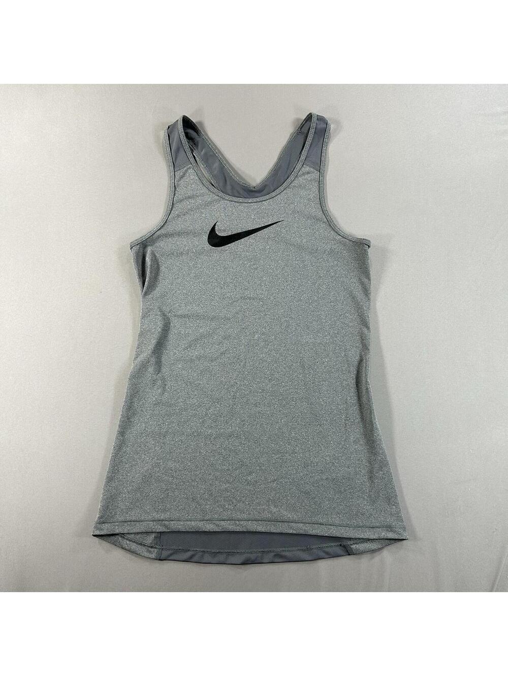 Nike DryFit Gray Racerback Tank Top Medium